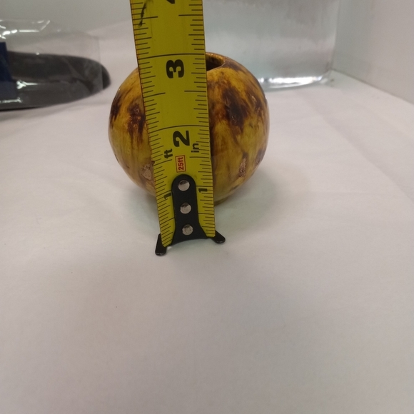 Mgt Miniature Dripping Glaze Vase Hand-Painted Porcelain Vintage Collectible - Picture 6 of 7